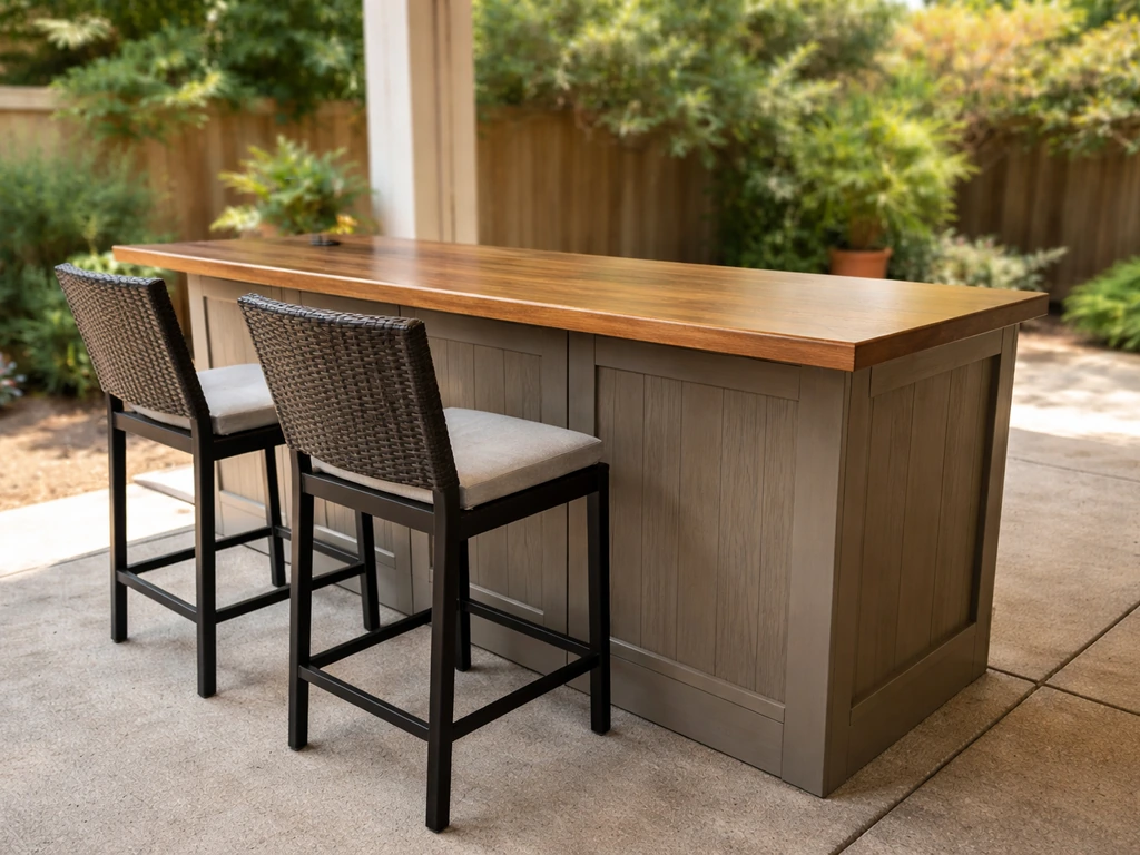 How to Make a Patio Bar: Plans, Build Steps, and Finishing