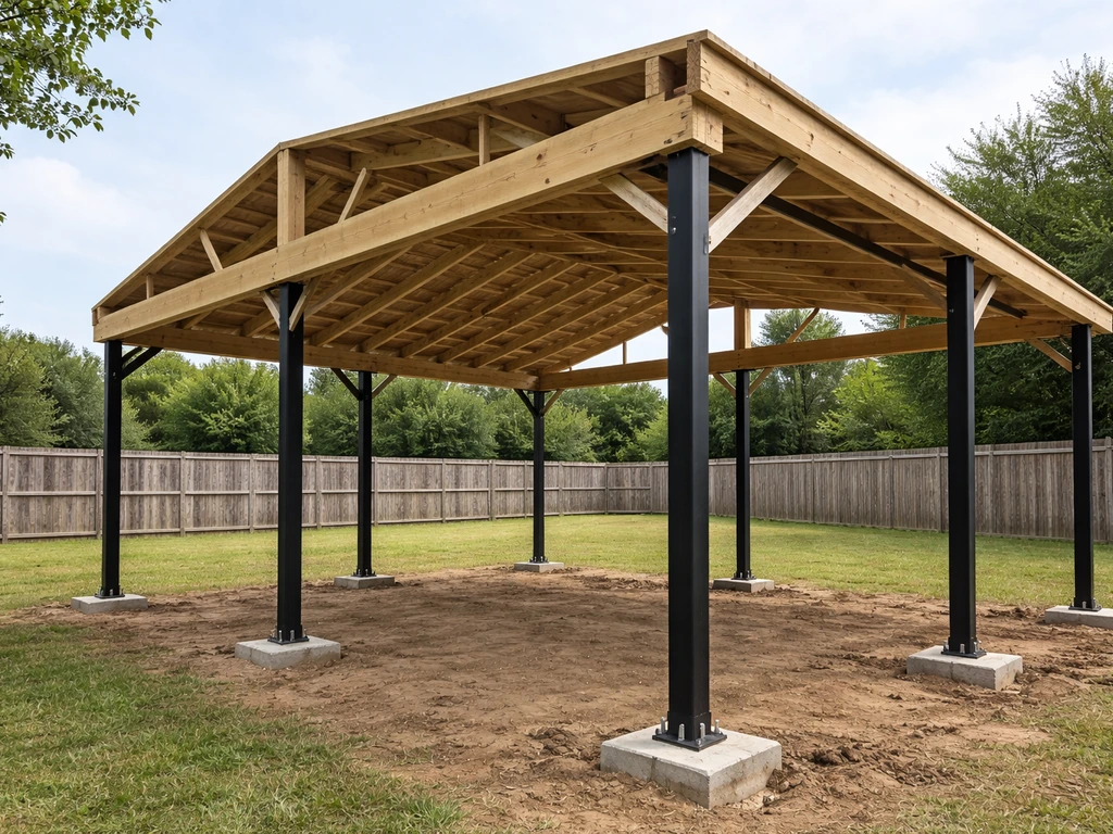How to Build a Freestanding Covered Patio Step by Step