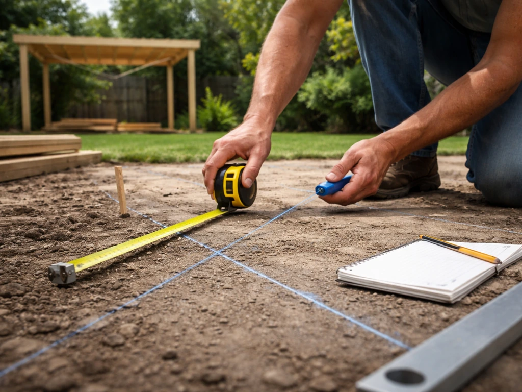how to build freestanding patio cover