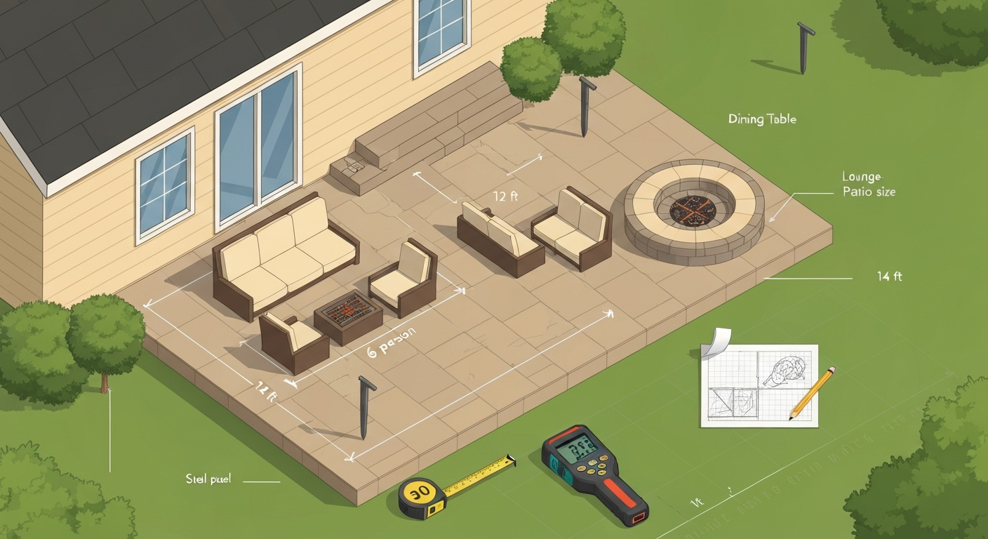How to Work Out Patio Size: Measure, Calculate & Plan