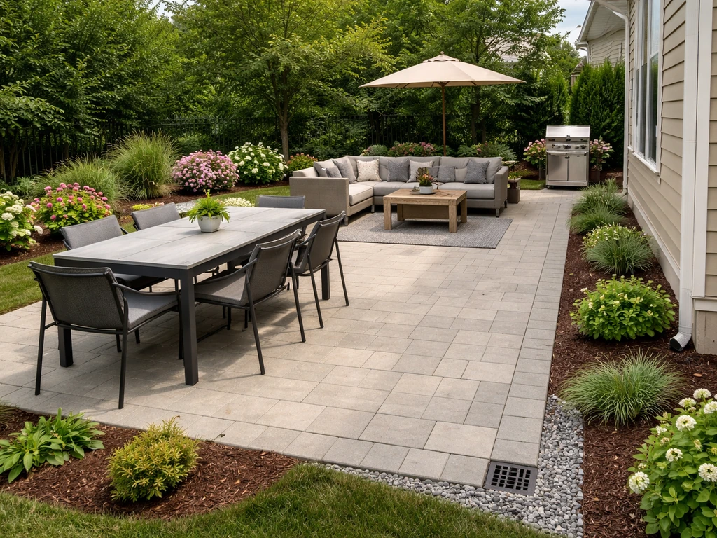 How to Plan a Patio Layout with Garden and Drainage