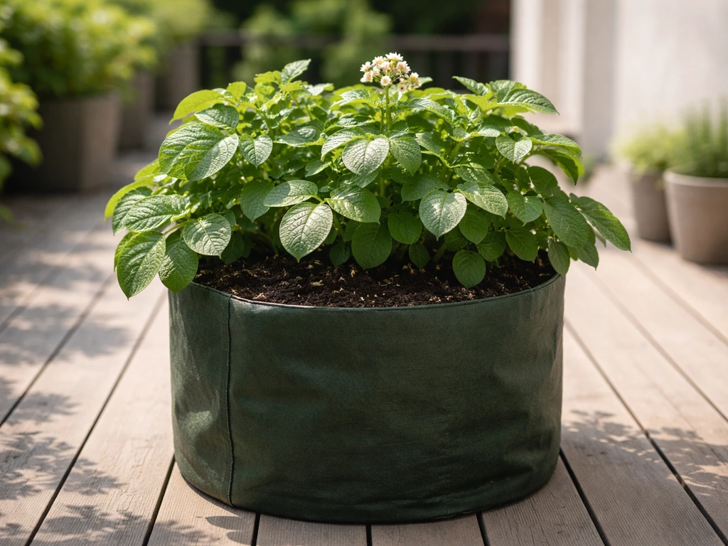 how to grow potatoes on patio