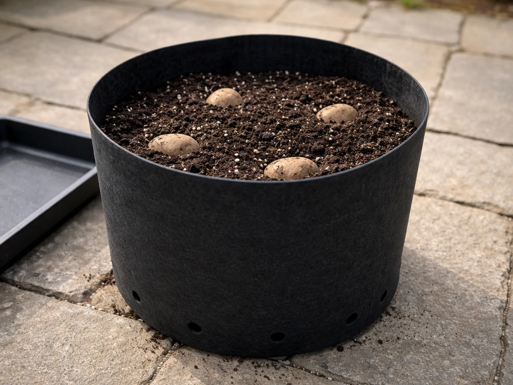 how to grow patio potatoes