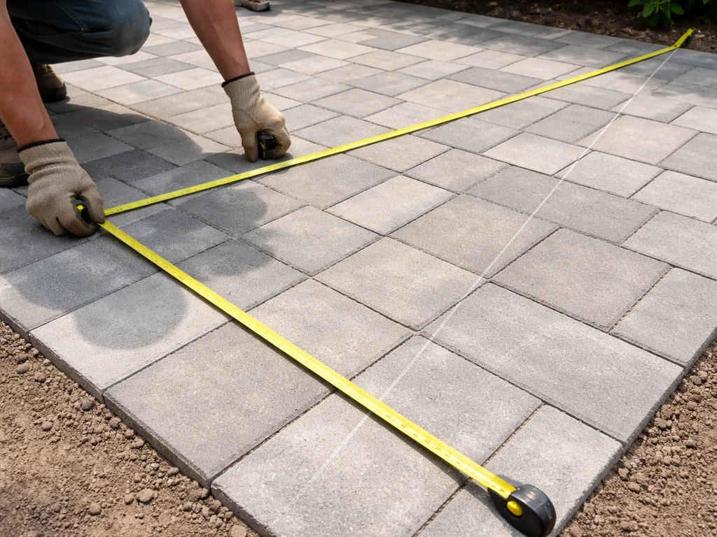 how to square patio