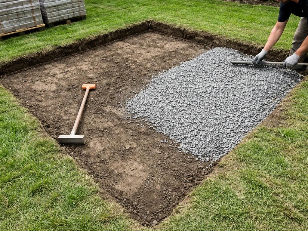 how to build a patio out of pallets